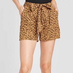 A New Day leopard cheetah shorts